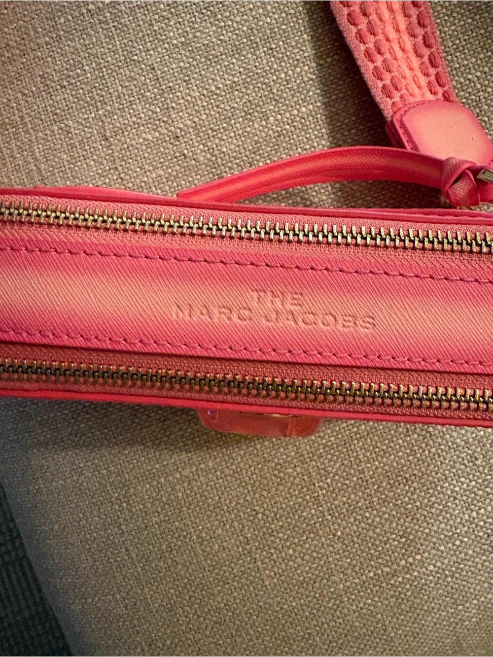 NEW Marc Jacobs Pink Leather The Fluoro Edge Snapshot - Picture 4 of 7